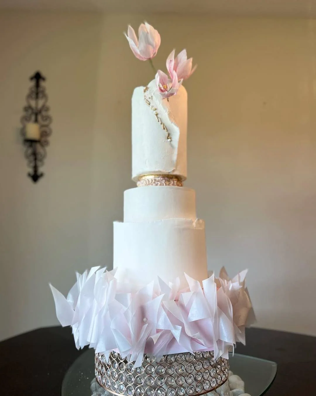 Luxury White and Rose Magnolia